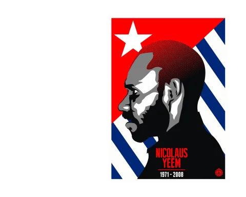 Ia meninggal pada Kamis, 27 November 2008. Tercetak pada batang kayu salib yang tertancap di pusara: Nicolaus Yeem. Usia 37 tahun.