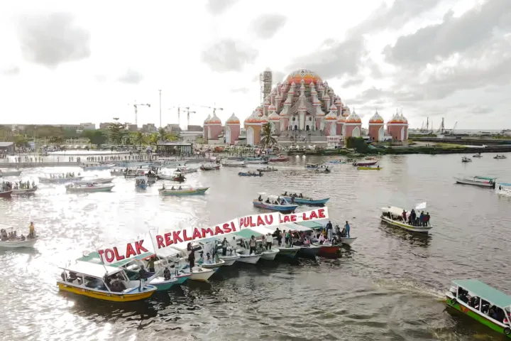 Parade laut penolakan reklamasi Pulau Lae-Lae/Kawal Pesisir