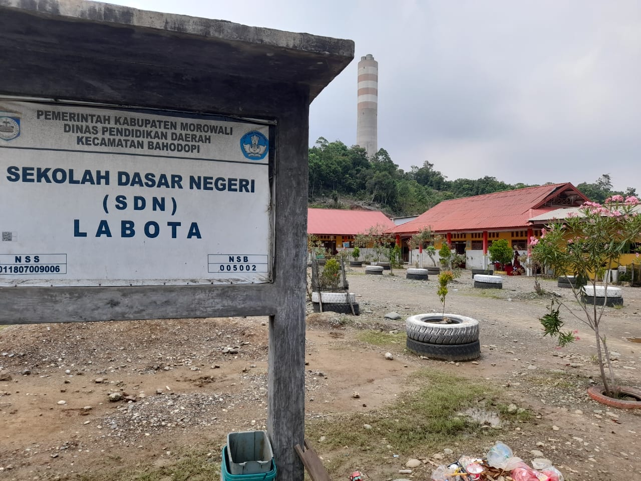 Potret kondisi SDN Labota, Morowali, Sulawesi Tengah/Bollo.id