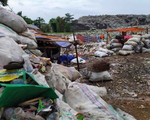 Potret sampah menumpuk di TPA Tamangapa, Manggala, Kota Makassar/Sahrul Ramadan/Bollo.id
