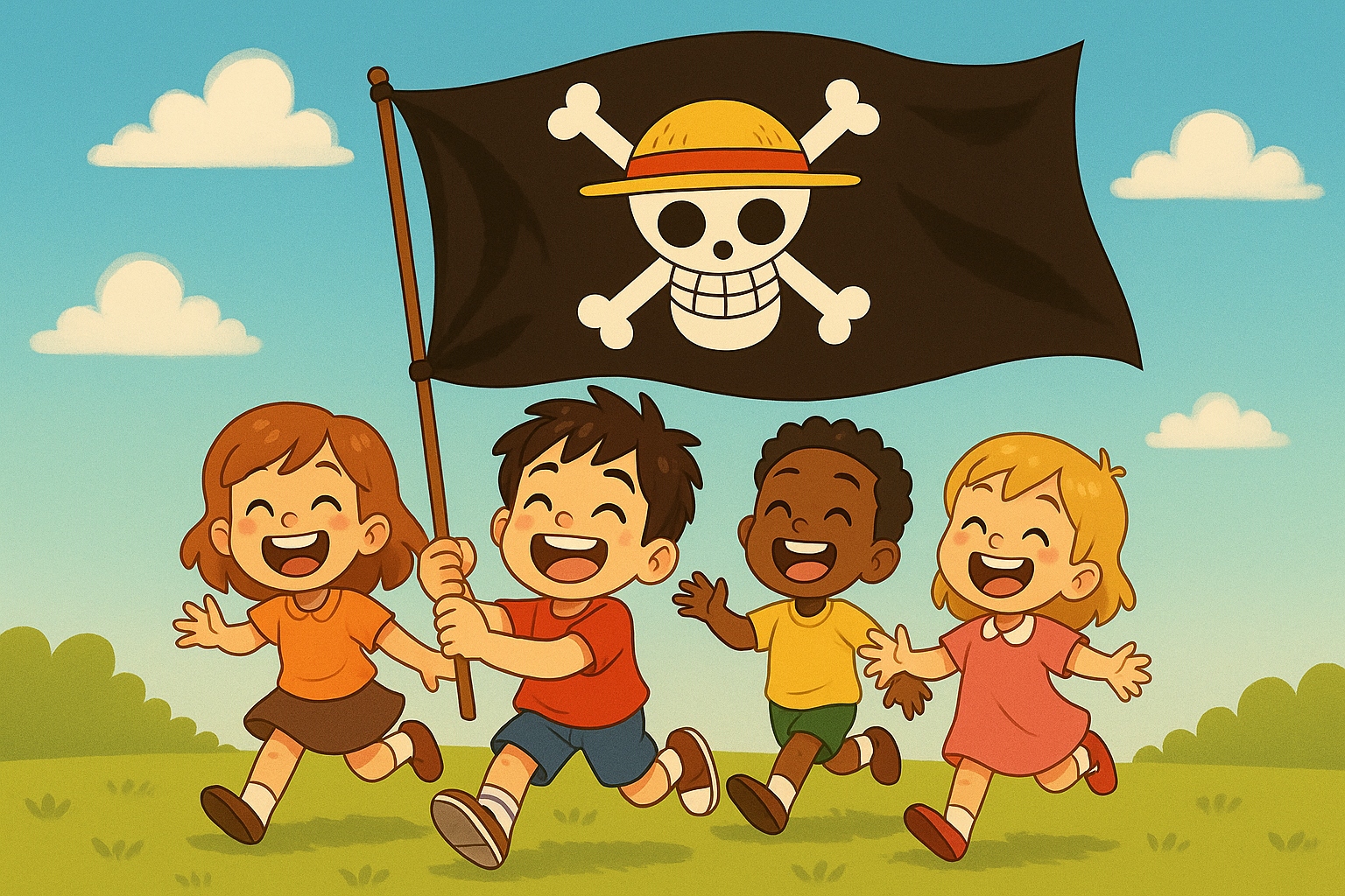Ilustrasi Jolly Roger One Piece/Foto: CGP
