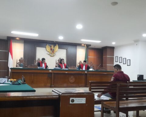 Andi Sukri, saksi ahli dari Dinas Ketenagakerjaan Sulsel, Selasa, 14 Oktober 2025/Andi Audia Faiza Nazli Irfan/Bollo.id