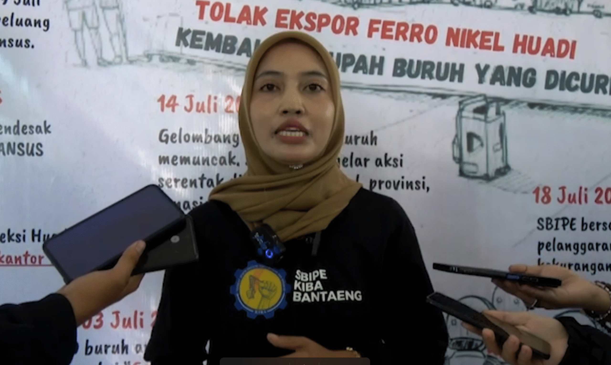 Ningsi eks buruh PT. Huadi /Bollo.id