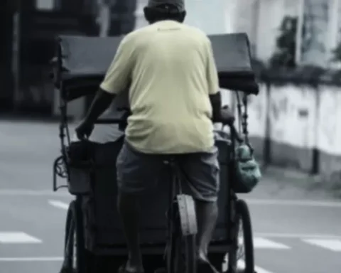 Ilustrasi becak/istimewa