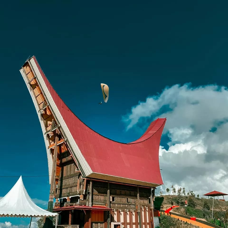 Ilustrasi tongkonan/Foto: Disbudpar Toraja