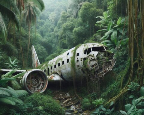 Ilustrasi pesawat jatuh/pixabay